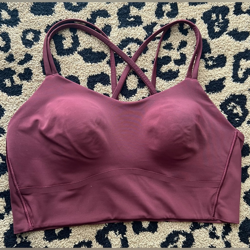 lululemon athletica Burgundy Sports Bra